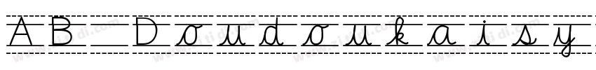 AB Doudoukaisyo字体转换